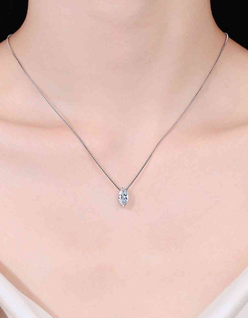 Load image into Gallery viewer, 1 Carat Moissanite 925 Sterling Silver Necklace
