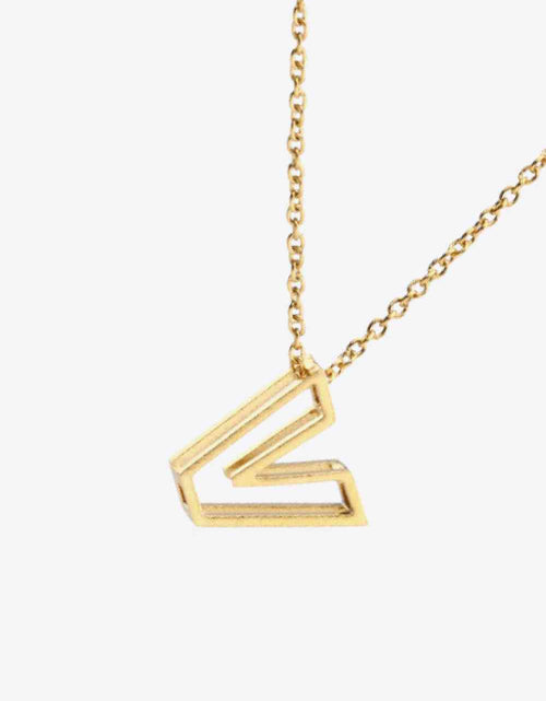 Load image into Gallery viewer, U to Z Letter Pendant Nekclace
