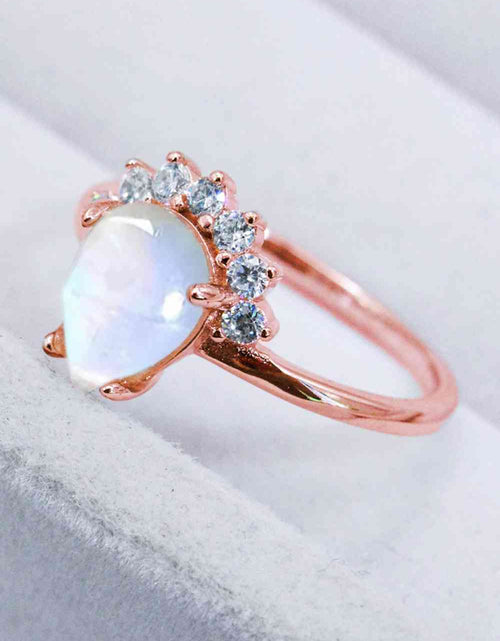 Load image into Gallery viewer, 925 Sterling Silver Moonstone Ring
