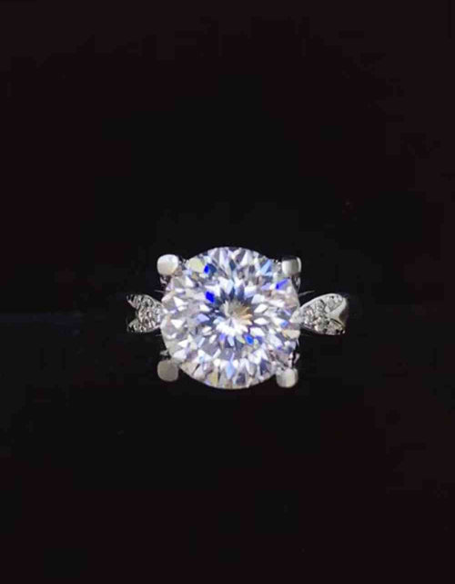 Load image into Gallery viewer, 2 Carat Moissanite 925 Sterling Silver Ring
