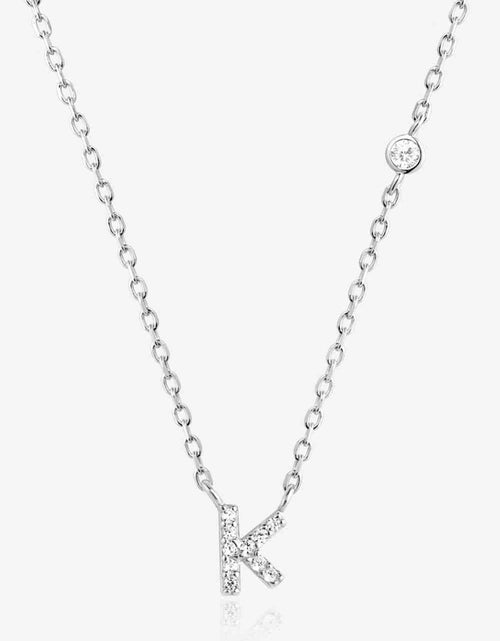 Load image into Gallery viewer, G To K Zircon 925 Sterling Silver Necklace
