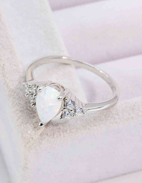 Load image into Gallery viewer, Limitless Love Opal and Zircon Ring
