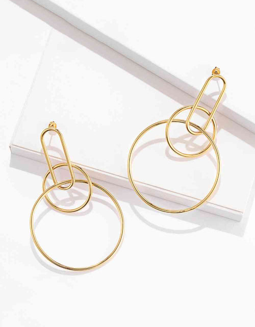 Load image into Gallery viewer, Speak For Yourself Link Hoop Earrings
