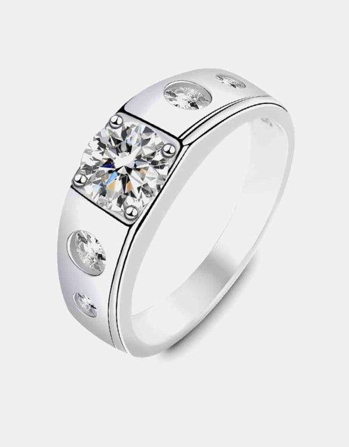 Load image into Gallery viewer, 1 Carat Moissanite 925 Sterling Silver Ring
