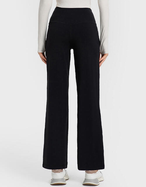 Load image into Gallery viewer, Wide Waistband Active Pants with Pockets
