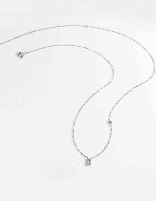 Load image into Gallery viewer, A To F Zircon 925 Sterling Silver Necklace
