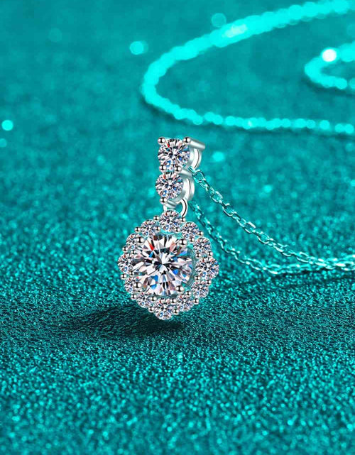 Load image into Gallery viewer, 1 Carat Moissanite 925 Sterling Silver Necklace
