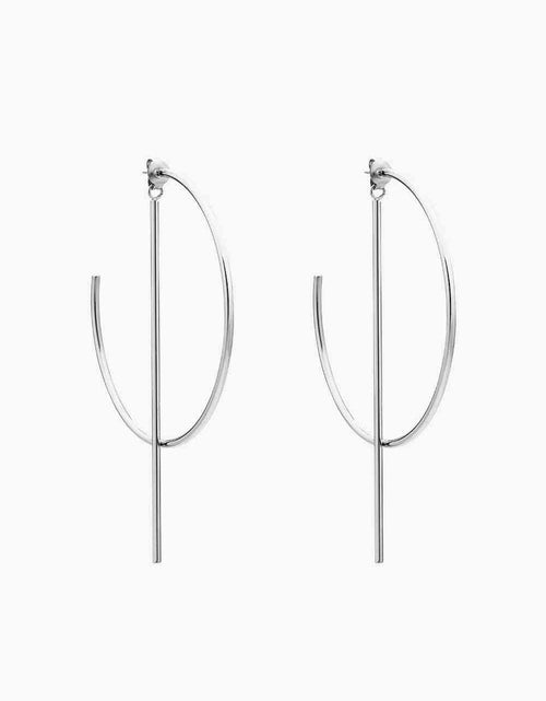 Load image into Gallery viewer, C-Hoop Stainless Steel Earrings
