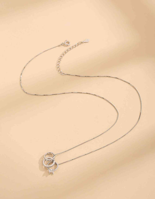 Load image into Gallery viewer, Zircon 925 Sterling Silver Necklace
