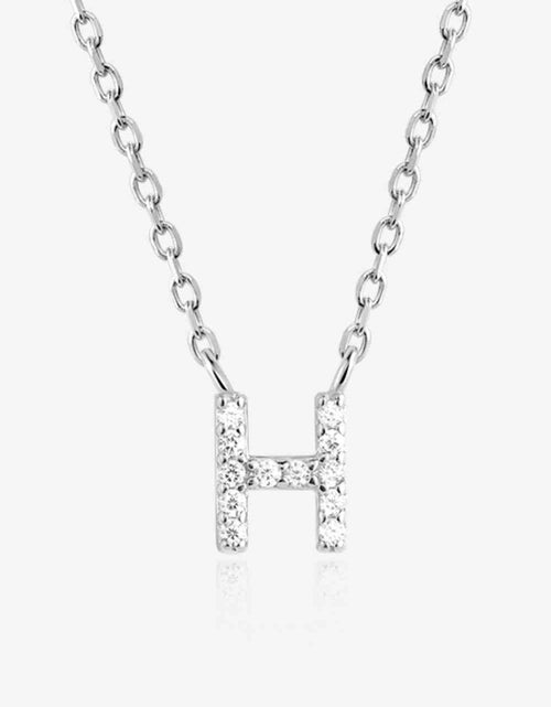 Load image into Gallery viewer, G To K Zircon 925 Sterling Silver Necklace
