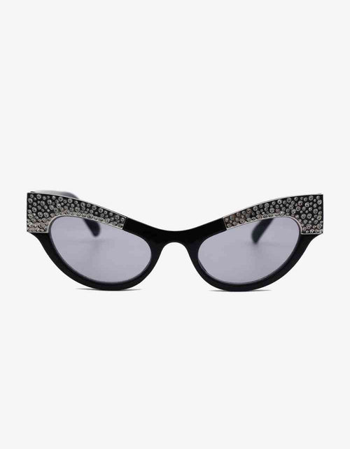 Load image into Gallery viewer, UV400 Rhinestone Trim Cat-Eye Sunglasses
