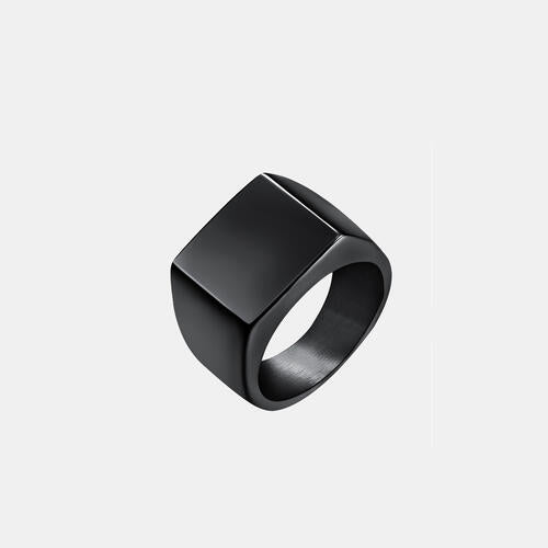 Load image into Gallery viewer, Square Titanium Steel Ring
