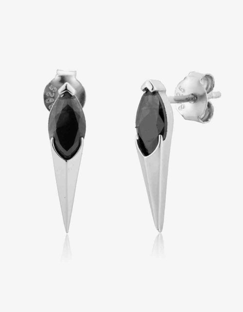 Load image into Gallery viewer, Zircon Decor 925 Sterling Silver Earrings
