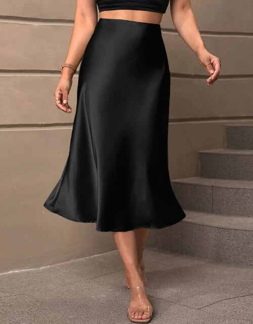 Load image into Gallery viewer, High Waist Midi Skirt
