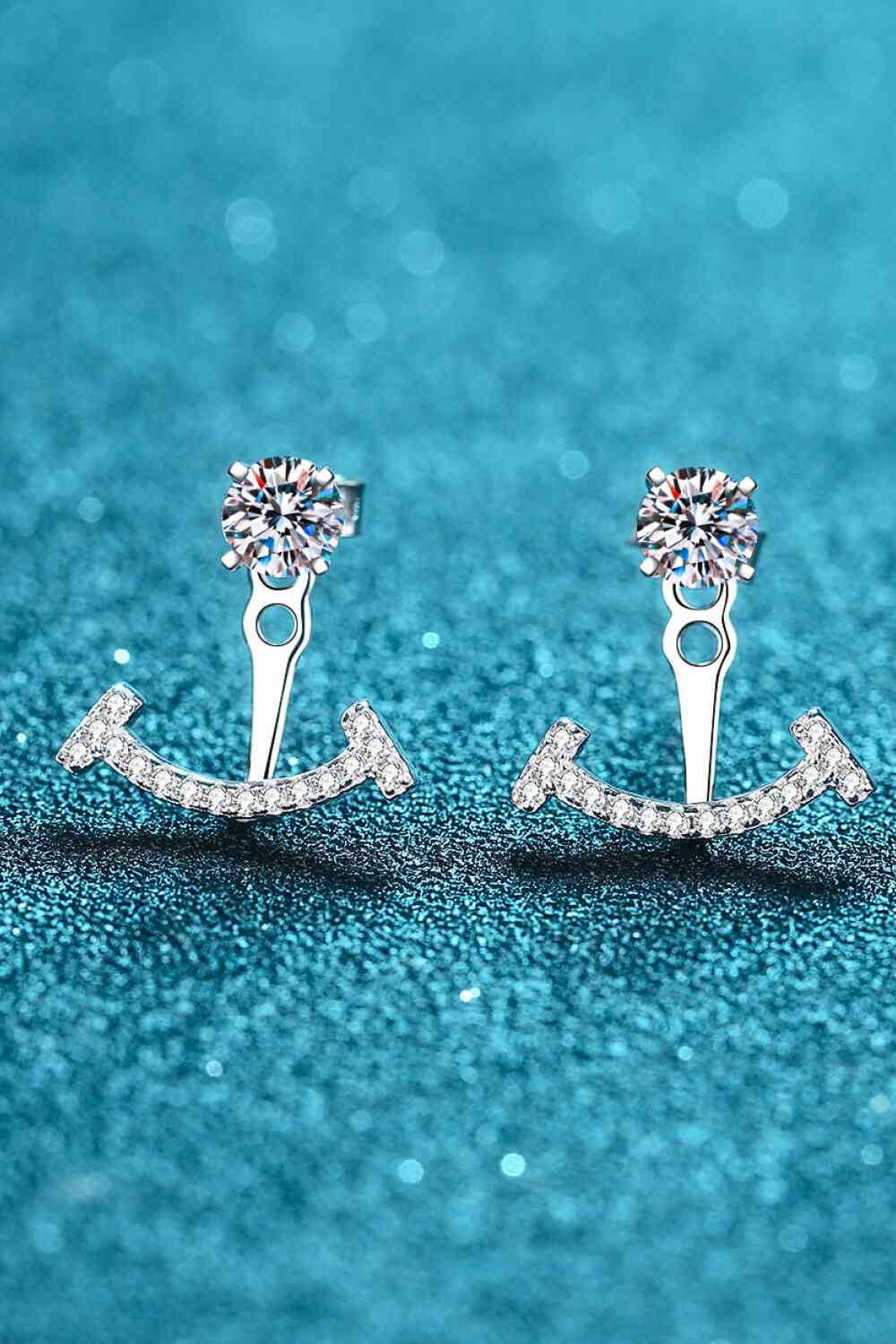 Two Ways To Wear Moissanite Earrings