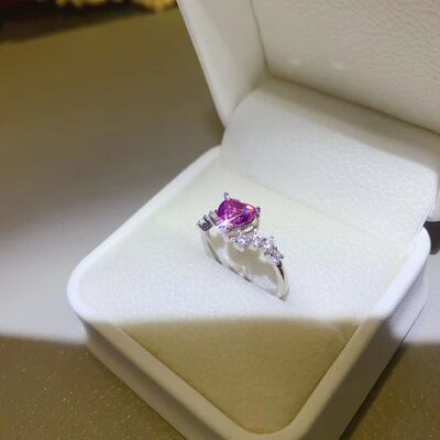 Load image into Gallery viewer, 1 Carat Moissanite 925 Sterling Silver Ring
