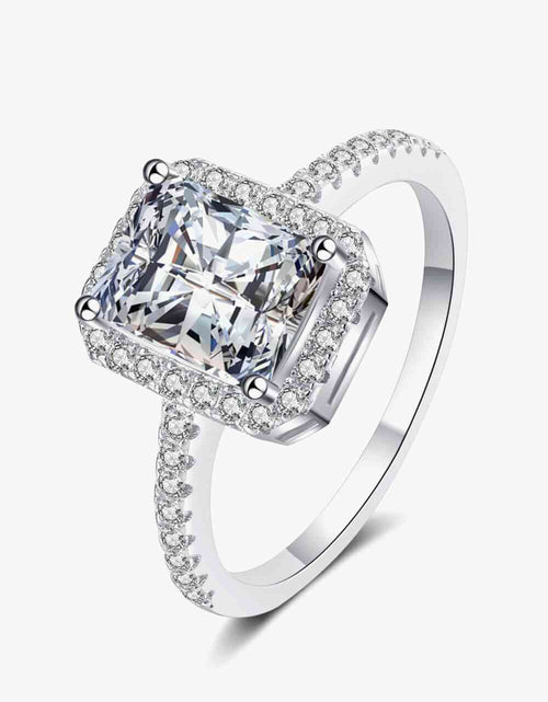 Load image into Gallery viewer, 1 Carat Rectangle Moissanite Ring
