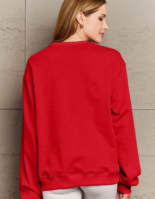 Load image into Gallery viewer, Simply Love Full Size LIT Long Sleeve Sweatshirt
