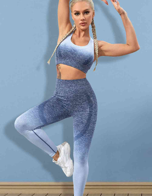 Load image into Gallery viewer, Gradient Sports Tank and Leggings Set
