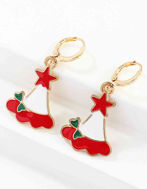 Load image into Gallery viewer, Christmas Theme Alloy Earrings
