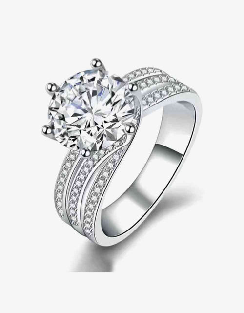 Load image into Gallery viewer, Adored 3 Carat Moissanite Three-Layer Ring
