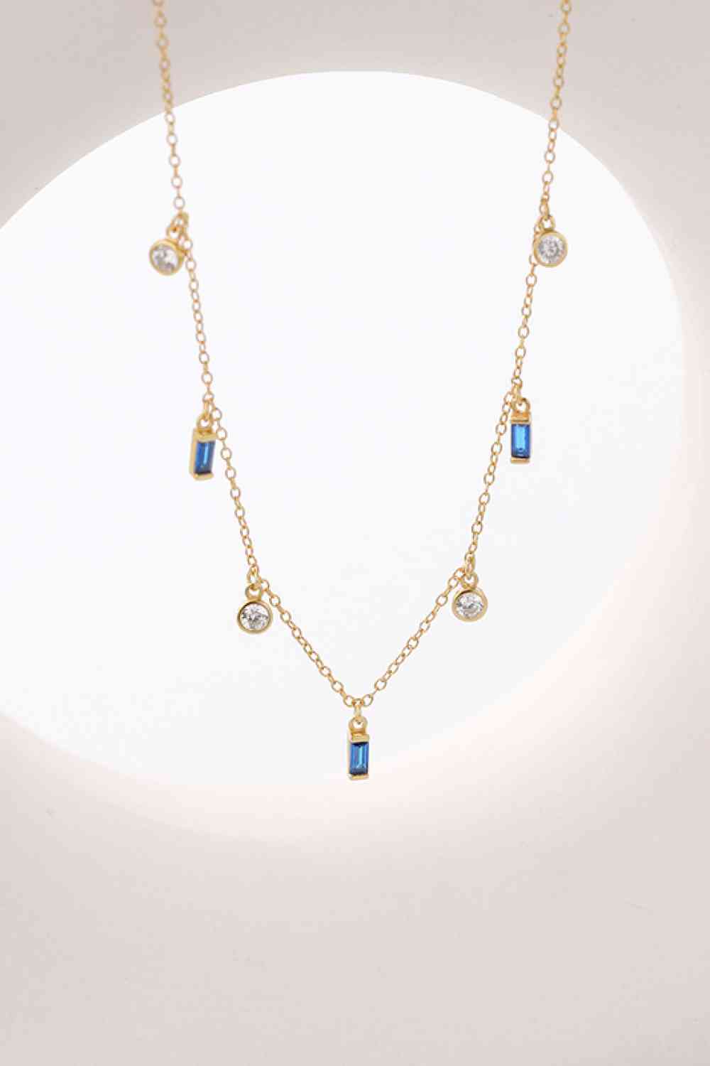 18K Gold Plated Multi-Charm Chain Necklace