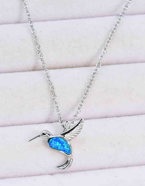 Load image into Gallery viewer, Opal Bird 925 Sterling Silver Necklace
