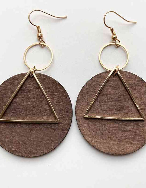 Load image into Gallery viewer, Geometric Drop Earrings
