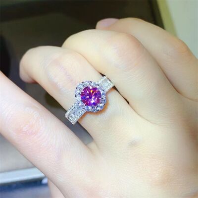 Load image into Gallery viewer, 1 Carat Moissanite 925 Sterling Silver Ring
