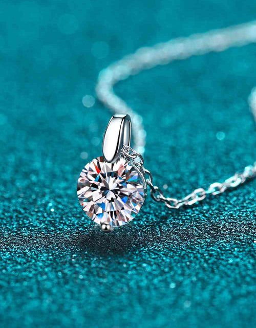 Load image into Gallery viewer, Minimalist 925 Sterling Silver Moissanite Pendant Necklace
