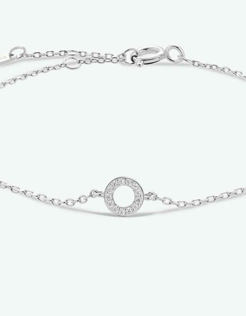 Load image into Gallery viewer, L To P Zircon 925 Sterling Silver Bracelet
