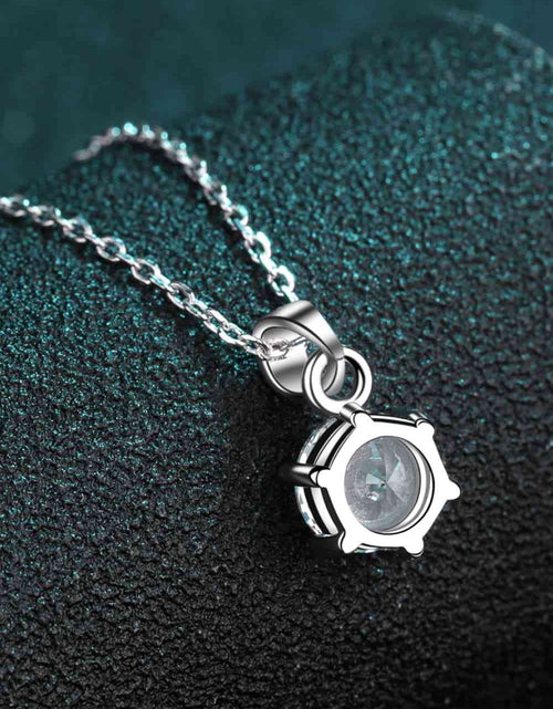 Load image into Gallery viewer, 1 Carat Moissanite 925 Sterling Silver Necklace
