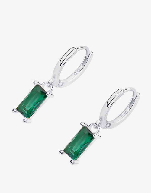 Load image into Gallery viewer, Retro 925 Sterling Silver Cubic Zirconia Drop Earrings
