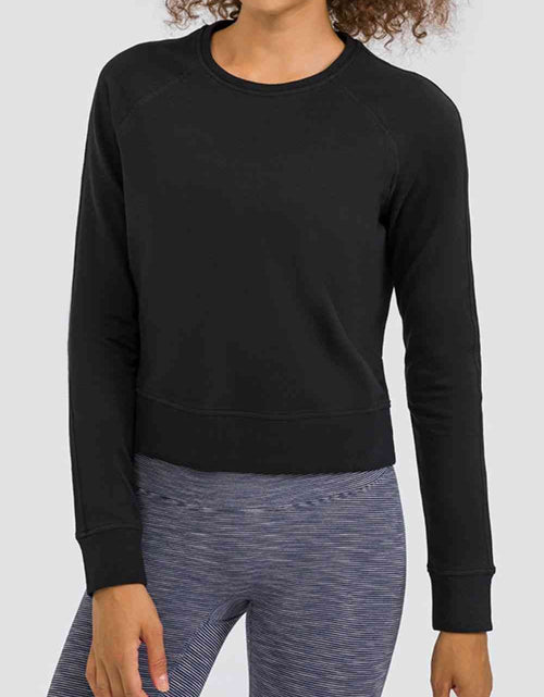 Load image into Gallery viewer, Cozy and Fabulous Raglan Sleeve Sports Top
