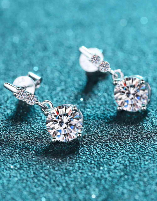 Load image into Gallery viewer, Moissanite Drop Earrings
