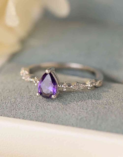 Load image into Gallery viewer, Amethyst 925 Sterling Silver Ring
