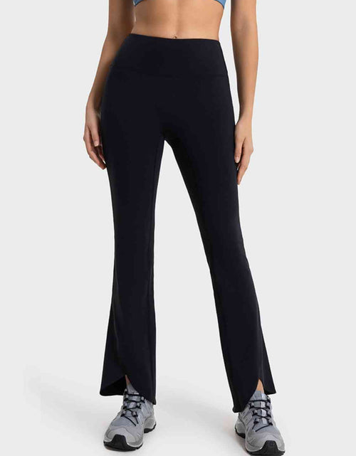 Load image into Gallery viewer, Wide Waistband Bootcut Sports Pants
