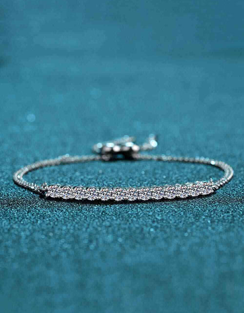 Load image into Gallery viewer, Adored Moissanite Sterling Silver Bracelet
