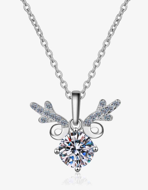 Load image into Gallery viewer, 1 Carat Moissanite 925 Sterling Silver Necklace
