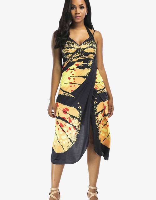 Load image into Gallery viewer, Butterfly Spaghetti Strap Cover Up
