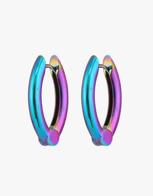 Load image into Gallery viewer, Bring It Home Multicolored Huggie Earrings
