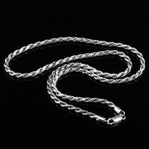 Load image into Gallery viewer, 23.6&quot; Snake Chain 925 Sterling Silver Necklace
