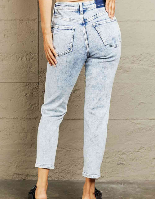 Load image into Gallery viewer, BAYEAS High Waisted Acid Wash Skinny Jeans
