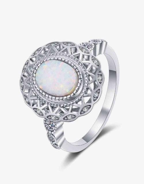 Load image into Gallery viewer, Feeling The Love 925 Sterling Silver Opal Ring
