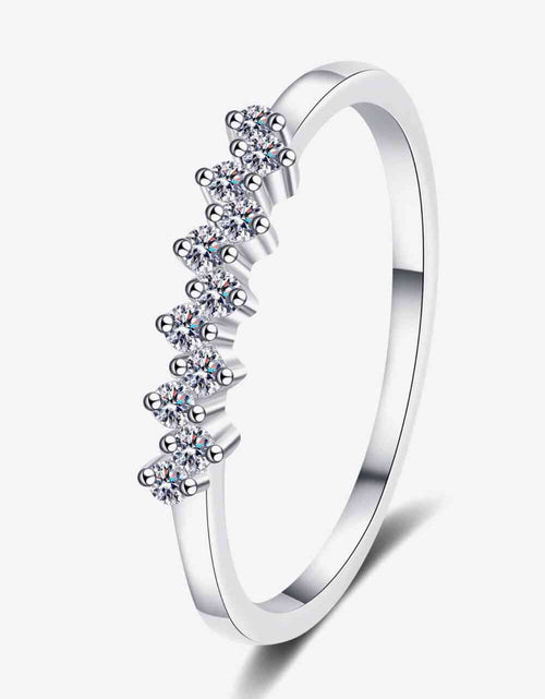 Load image into Gallery viewer, Eye-Catching 925 Sterling Silver Moissanite Ring
