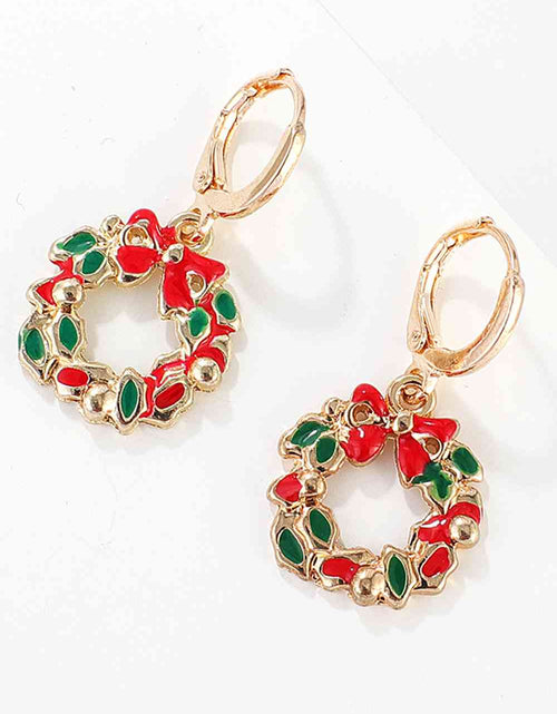 Load image into Gallery viewer, Christmas Theme Alloy Earrings
