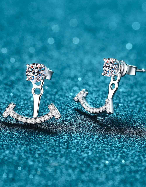 Load image into Gallery viewer, Two Ways To Wear Moissanite Earrings
