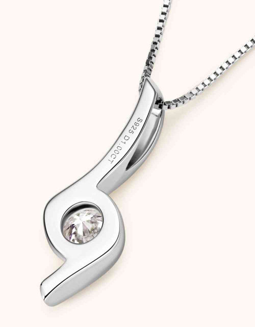 Load image into Gallery viewer, 1 Carat Moissanite 925 Sterling Silver Necklace
