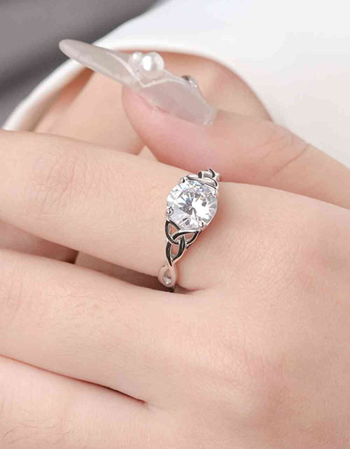 Load image into Gallery viewer, 2 Carat Moissanite 925 Sterling Silver Ring
