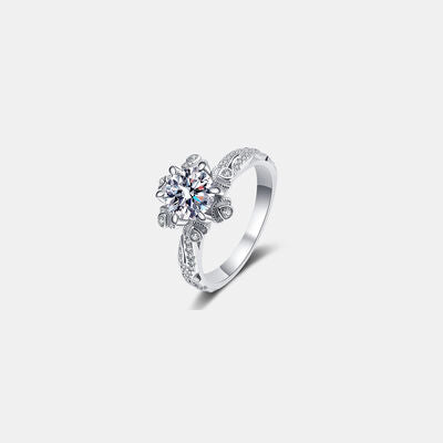 Load image into Gallery viewer, 1 Carat Moissanite 925 Sterling Silver Ring
